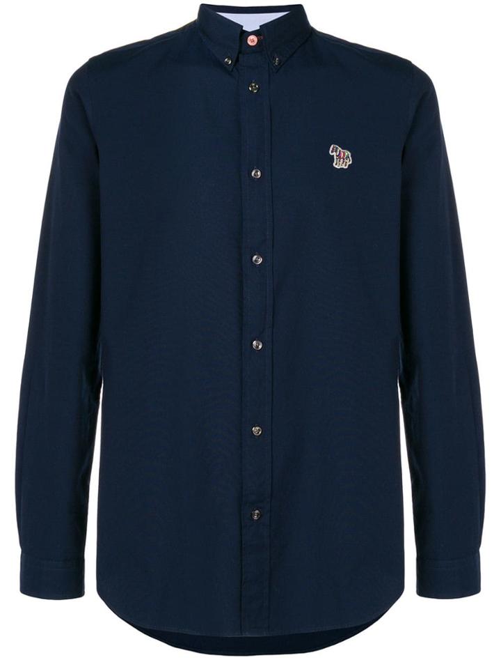 Ps By Paul Smith Classic Plain Shirt - Blue
