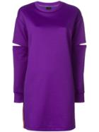 Pinko Slit Sleeve Dress - Purple