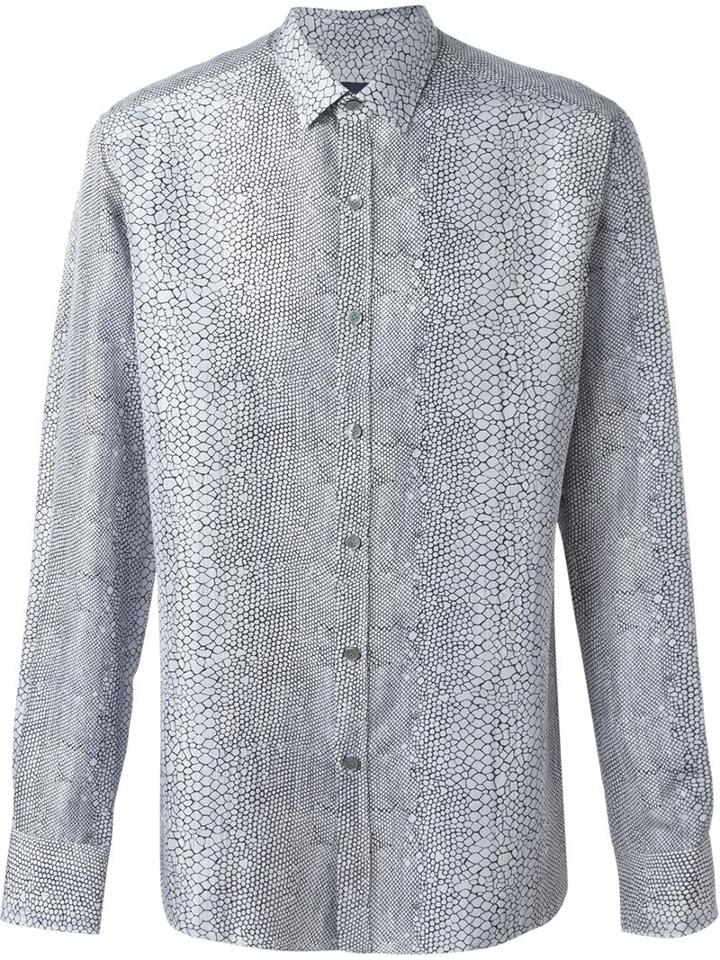 Lanvin Snake Print Shirt