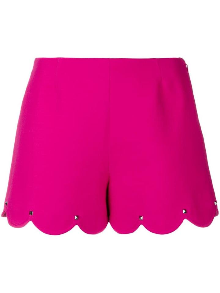 Valentino Rockstud Shorts - Pink