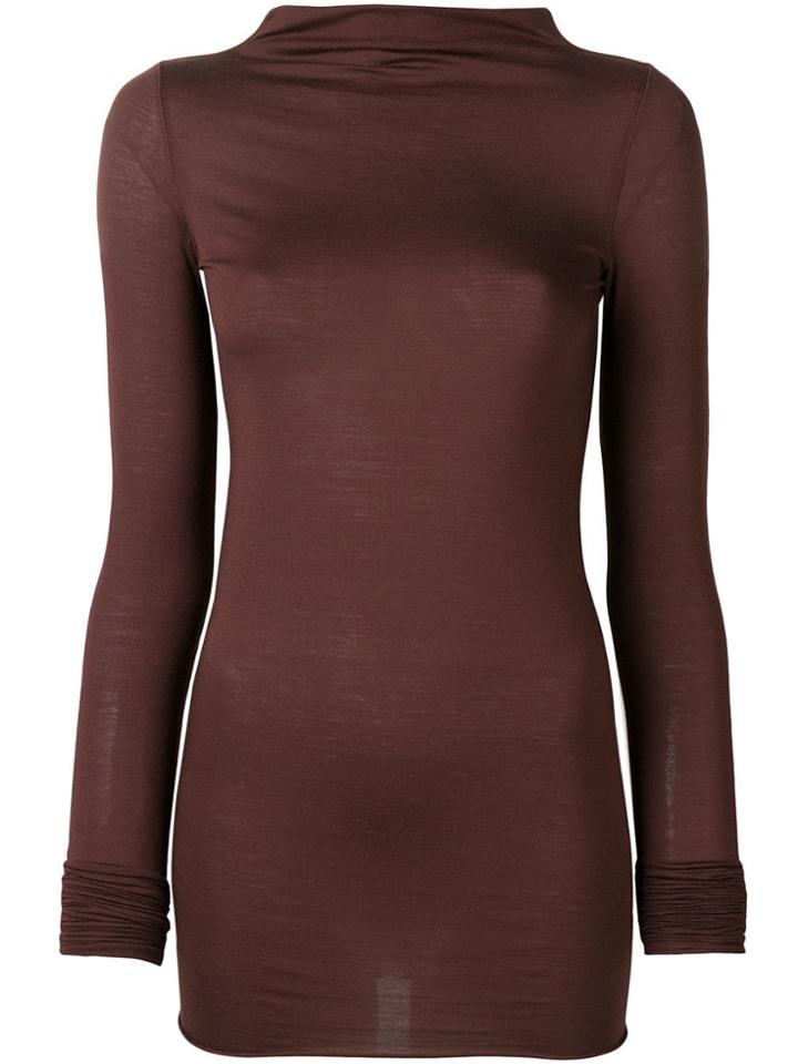 Rick Owens Lilies Fitted Sweater - Red