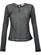 Christopher Esber 'water Spirit' Long Sleeve Top, Women's, Size: 12, Black, Polyester