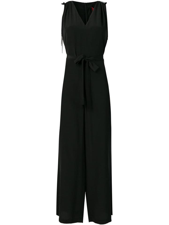 Max Mara Studio V-neck Jumpsuit - Black