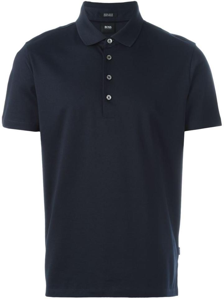 Boss Hugo Boss Classic Polo Shirt, Men's, Size: L, Blue, Cotton