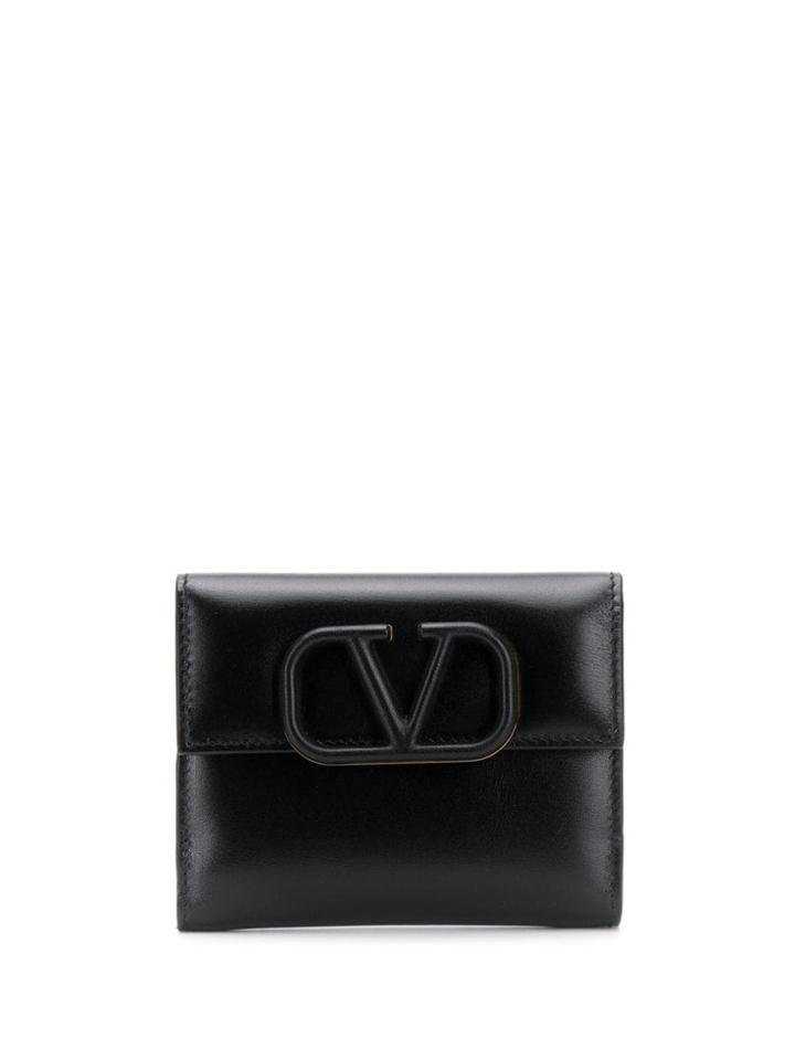 Valentino Small Valentino Garavani Vsling Wallet - Black