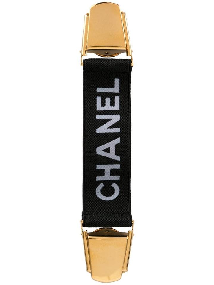 Chanel Pre-owned Chanel Print Belt Arm Band - Black
