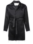 Ludovic De Saint Sernin Eyelet Detail Jacket - Black
