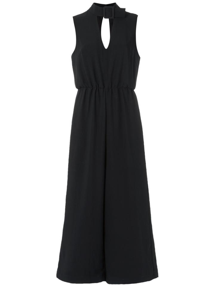 Olympiah Culottes Jumpsuit - Black