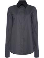 Vera Wang Long-sleeve Fitted Shirt - Grey