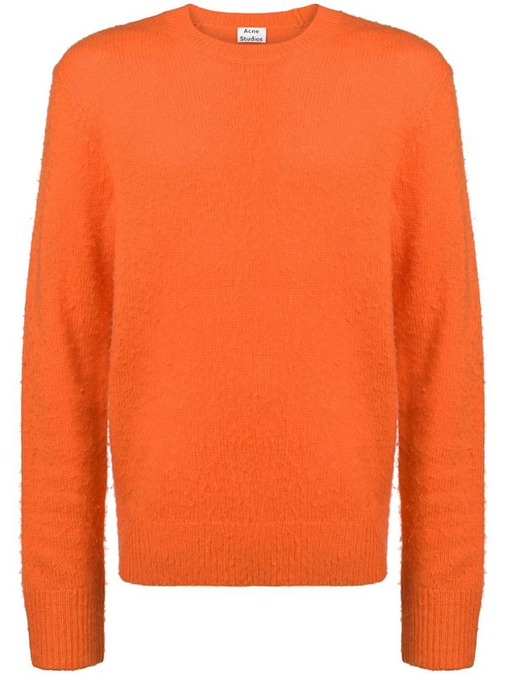 Acne Studios Peele Crew Neck Sweater - Orange