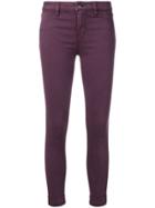 J Brand Anja Skinny Trousers - Purple