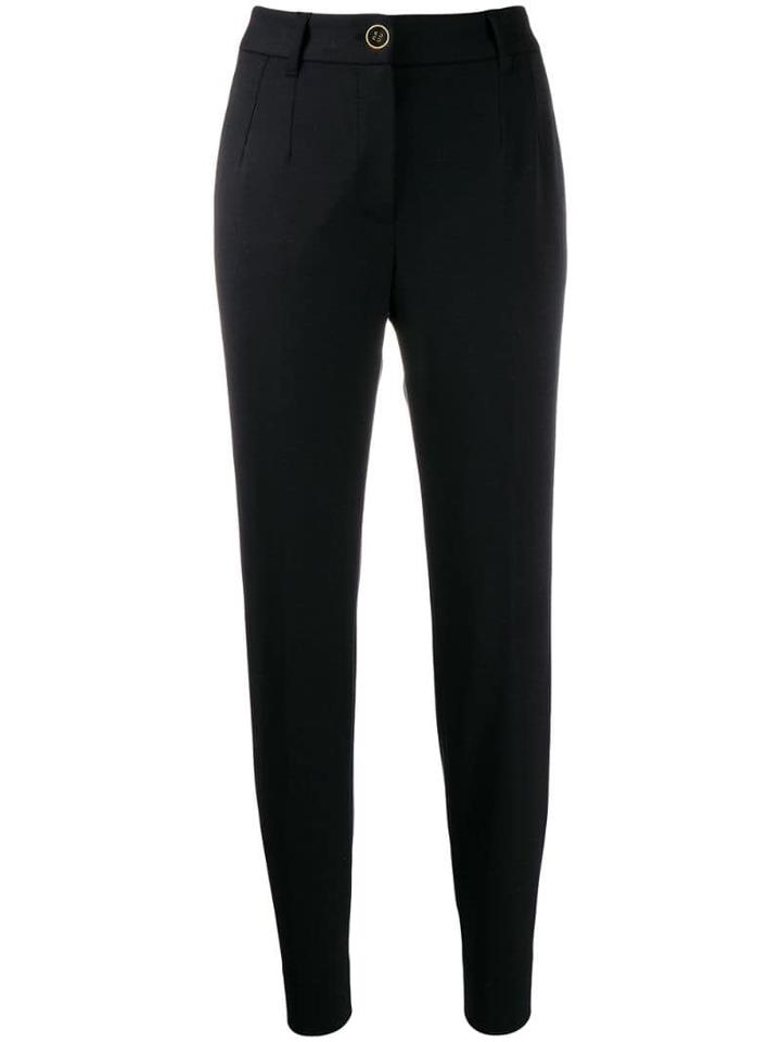 Dolce & Gabbana Skinny Cropped Trousers - Black