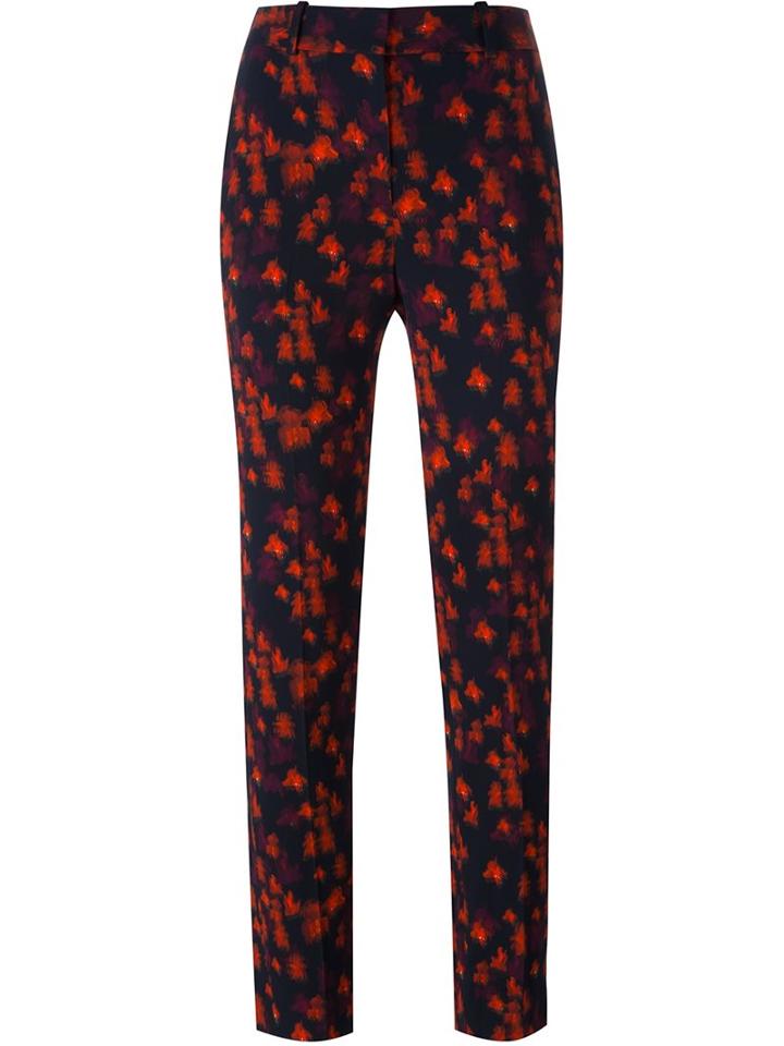 Givenchy Abstract Floral Print Trousers