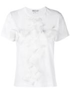 Comme Des Garçons Comme Des Garçons Folded Lace Front T-shirt - White