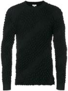 Kenzo Textured Sweater - Black