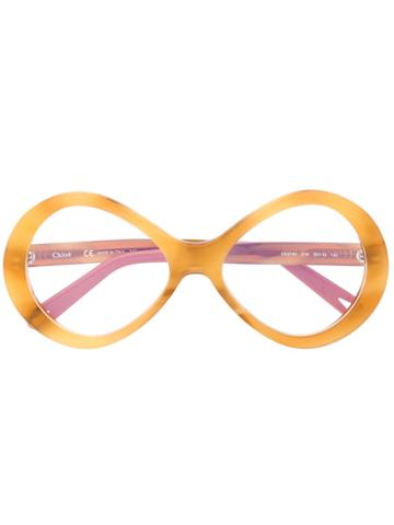Chloé Eyewear Oversized Glasses - Neutrals