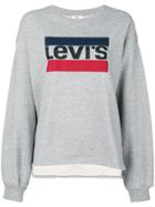 Levi's Puff Sleeve Sweatshirt - Grey