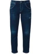 Citizens Of Humanity Slim-fit Cropped Jeans, Women's, Size: 27, Blue, Cotton/polyurethane