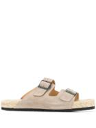 Manebi Slip-on Espadrille Sandals - Neutrals