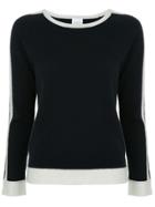 Madeleine Thompson Side Stripe Sweater - Blue