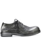 Marsèll Metallic Distressed Derby Shoes