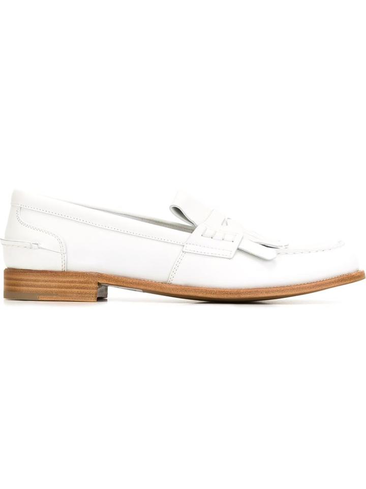 Church S Odessa Loafers, Women's, Size: 40, White, Leather