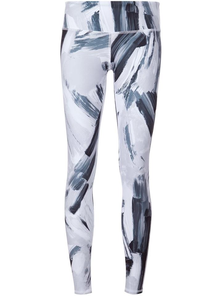 Alo 'airbrush' Leggings, Women's, Size: Large, Black, Nylon/spandex/elastane