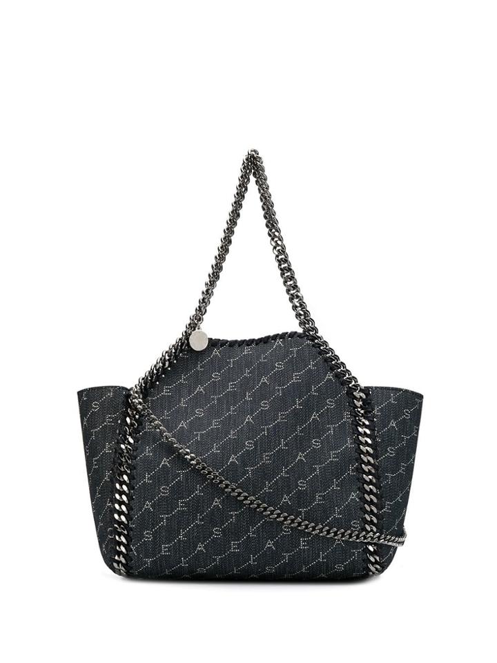 Stella Mccartney Falabella Reversible Monogram Tote - Blue