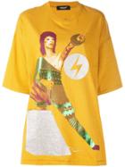 Undercover David Bowie Oversized T-shirt - Yellow