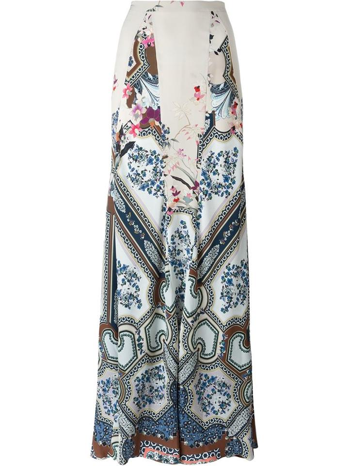 Etro Porcelain Print Fluid Skirt