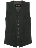 Uma Wang Buttoned Waistcoat - Black
