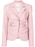 Drome Ruched Jacket - Pink & Purple