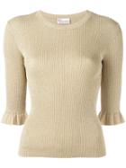 Red Valentino Metallic (grey) Jumper, Women's, Size: Xs, Viscose/metallic Fibre