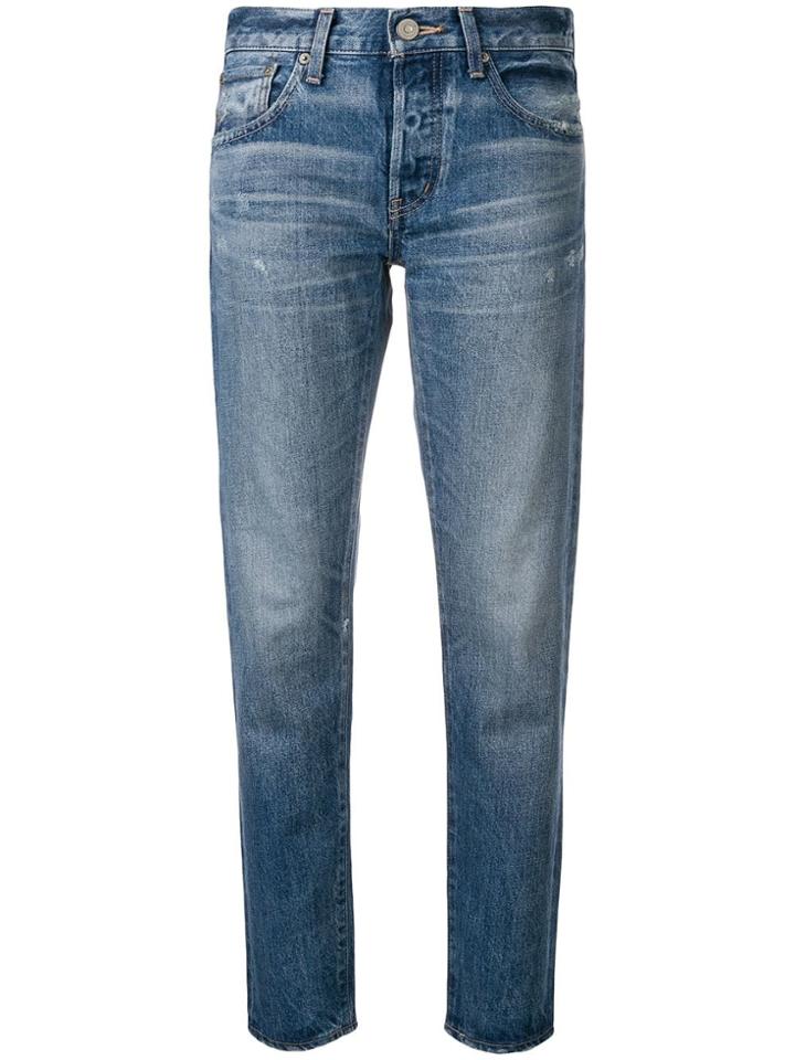 Moussy Vintage Slim-fit Jeans - Blue