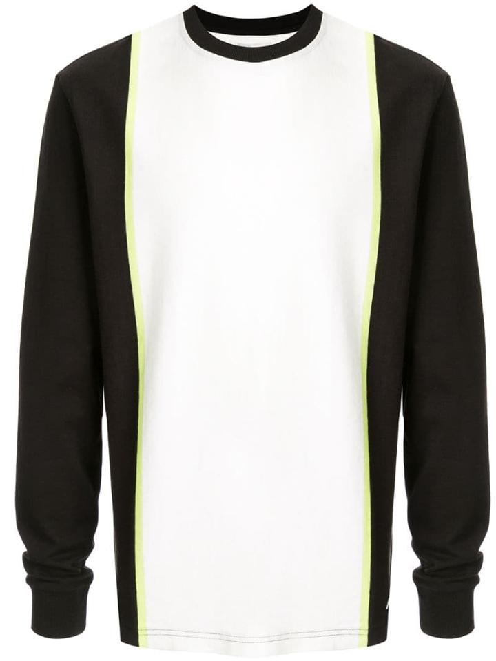 Palace Fast Stripe 280 Crew - White