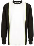 Palace Fast Stripe 280 Crew - White