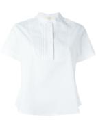Vanessa Bruno Athé Mandarin Collar Blouse, Women's, Size: 40, White, Cotton