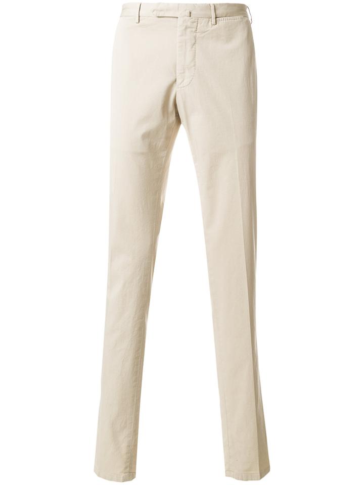 Biagio Santaniello Skinny Trousers - Nude & Neutrals
