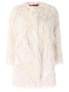 Zadig & Voltaire Faux Fur Coat - White