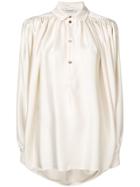 Philosophy Di Lorenzo Serafini Relaxed Henley Shirt - Neutrals