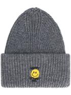 Philosophy Di Lorenzo Serafini Emoji Ribbed Knit Beanie - Grey