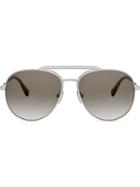 Miu Miu Eyewear Société Gradient Sunglasses - Grey