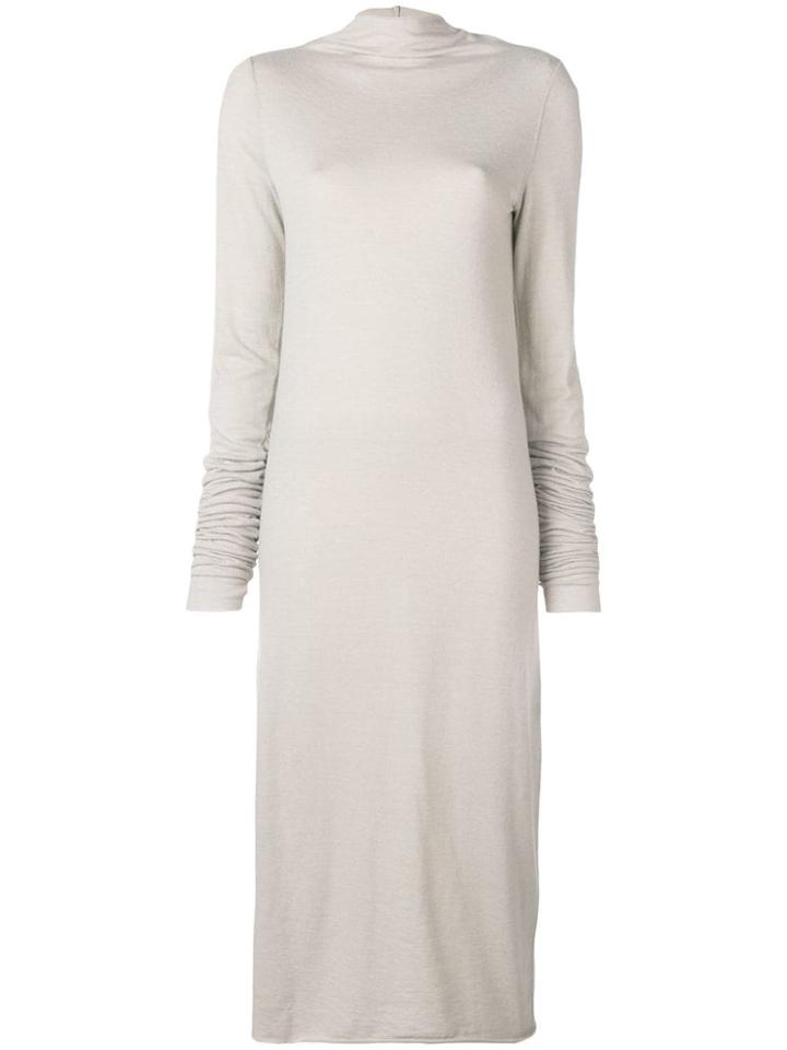 Rick Owens Lilies Stand-up Collar Dress - Nude & Neutrals