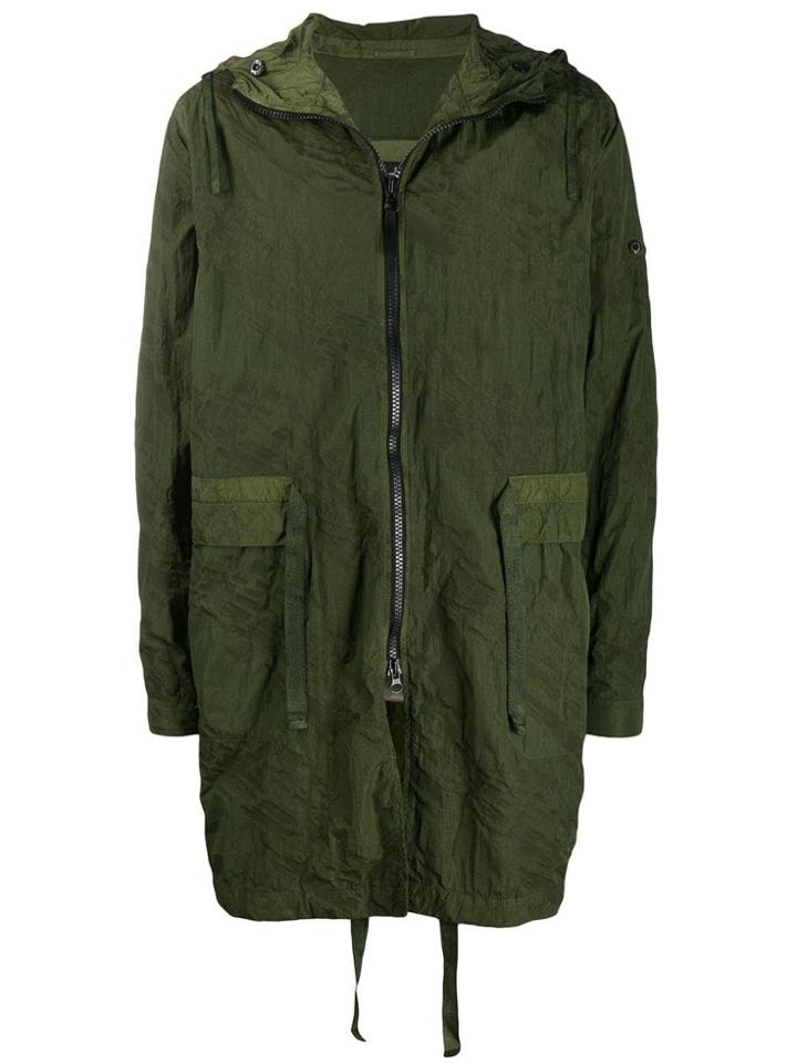 Stone Island Shadow Project Lightweight Raincoat - Green