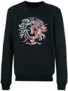 Versace - Coloured Medusa Sweatshirt - Men - Cotton - L, Black, Cotton