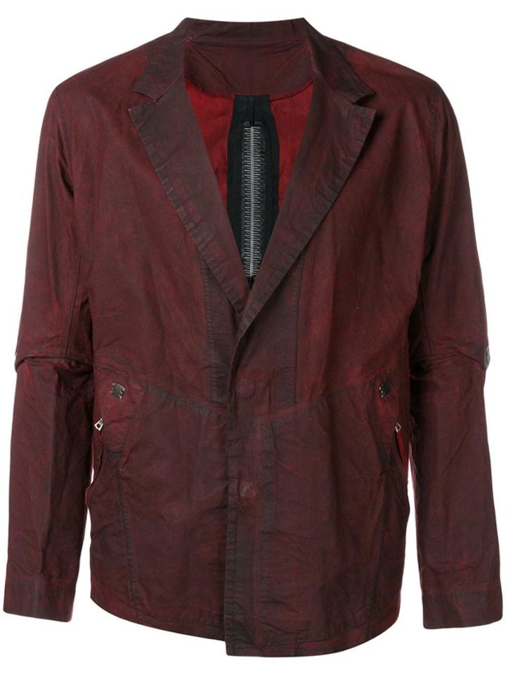 Isaac Sellam Experience Blazer Jacket With Stapled Back Details - Red