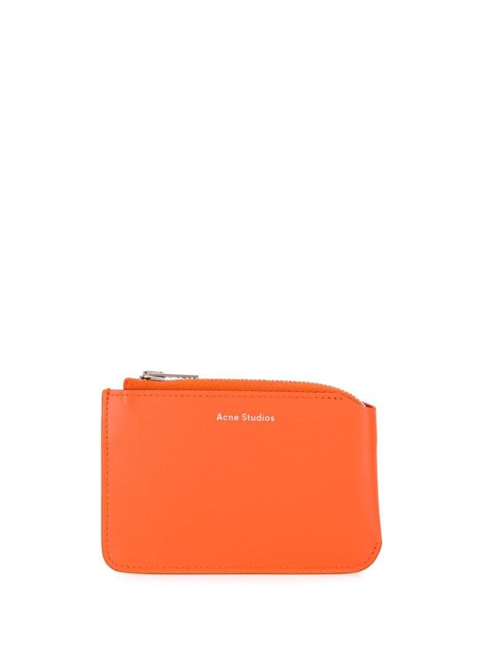 Acne Studios Logo Stamp Purse - Orange