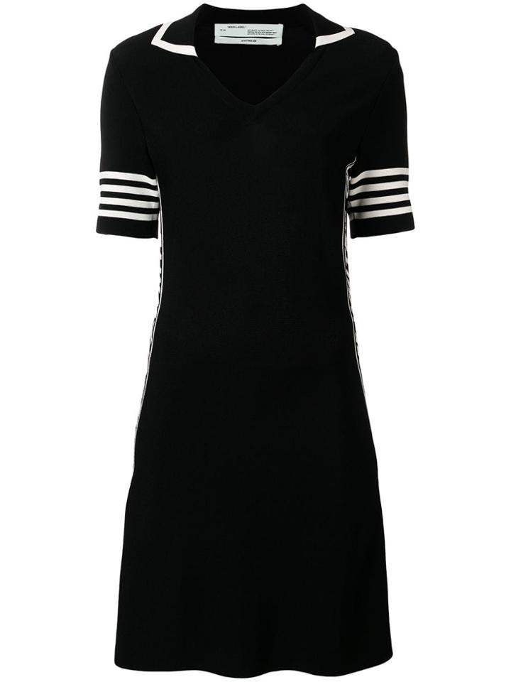 Off-white Tennis Polo Dress - Black