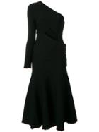 Proenza Schouler Asymmetrical One Sleeve Dress - Black