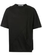 Chalayan T-shirt With Drapy Strap - Black
